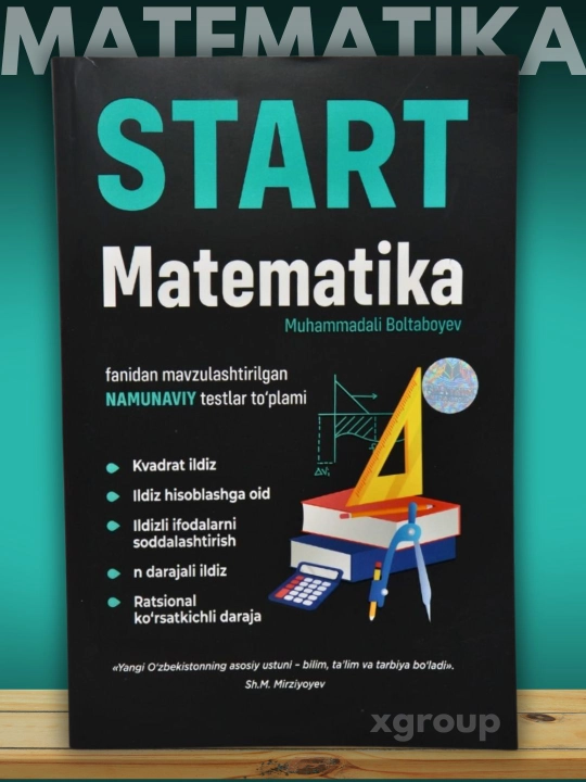 Matematika — Start, Master, mavzulashtirilgan testlar va abituriyentlar qo‘llanmalari - 