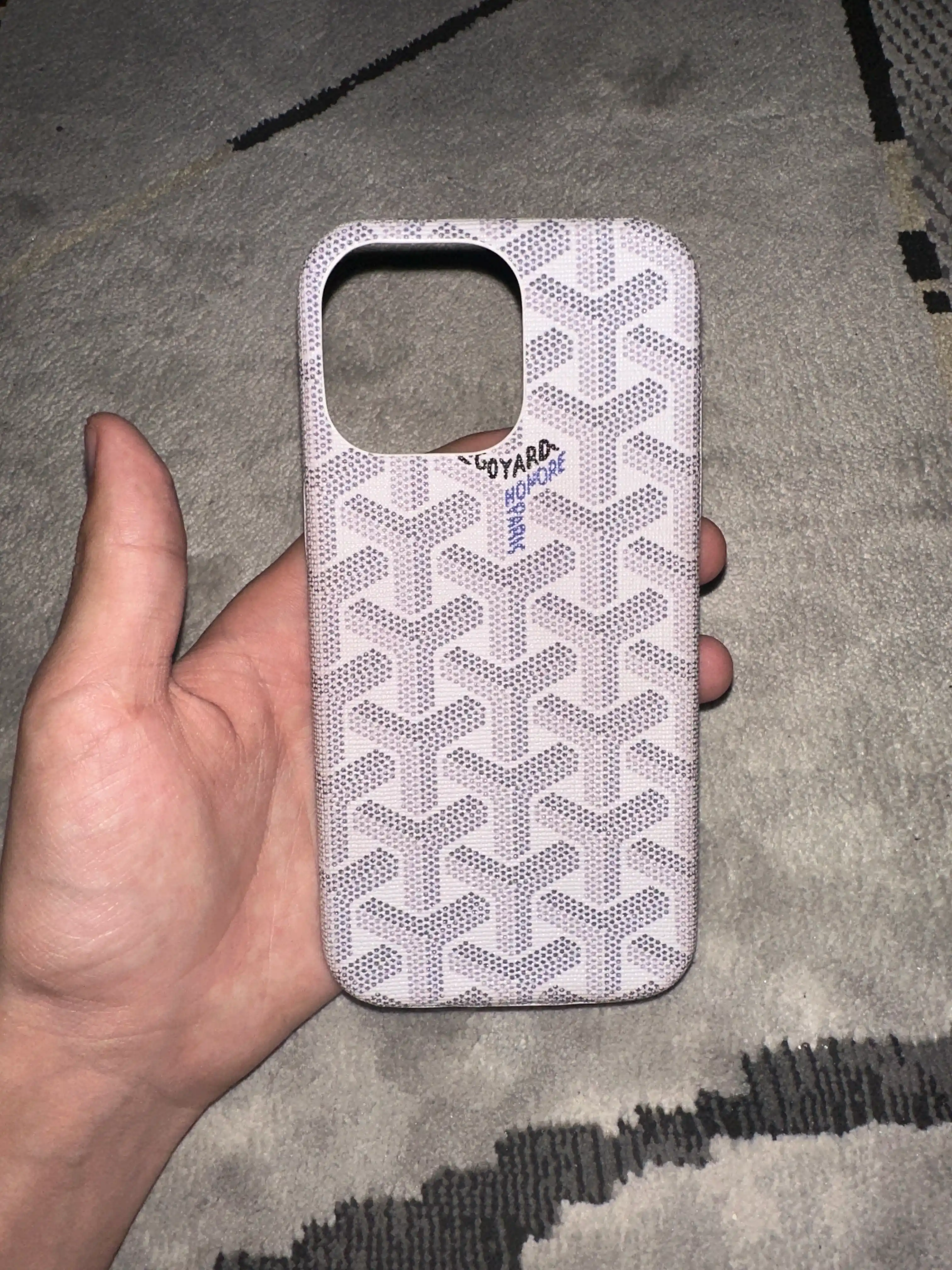 IPhone 14, 15, 16 Pro, ProMax, Plus uchun g'ilof Goyard