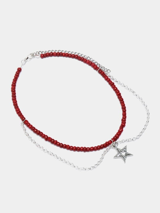 Biser va marvaridlardan yasalgan choker bo'yin zanjiri, marjonli bo'yin bezagi