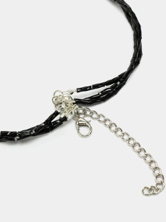 Biser va marvaridlardan yasalgan choker bo'yin zanjiri, marjonli bo'yin bezagi