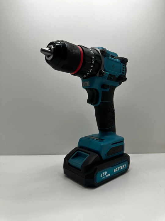 Drel-shurupovert akkumulyatorli 48V, cho‘tkasiz motor, 2 Li-ion akkumulyator