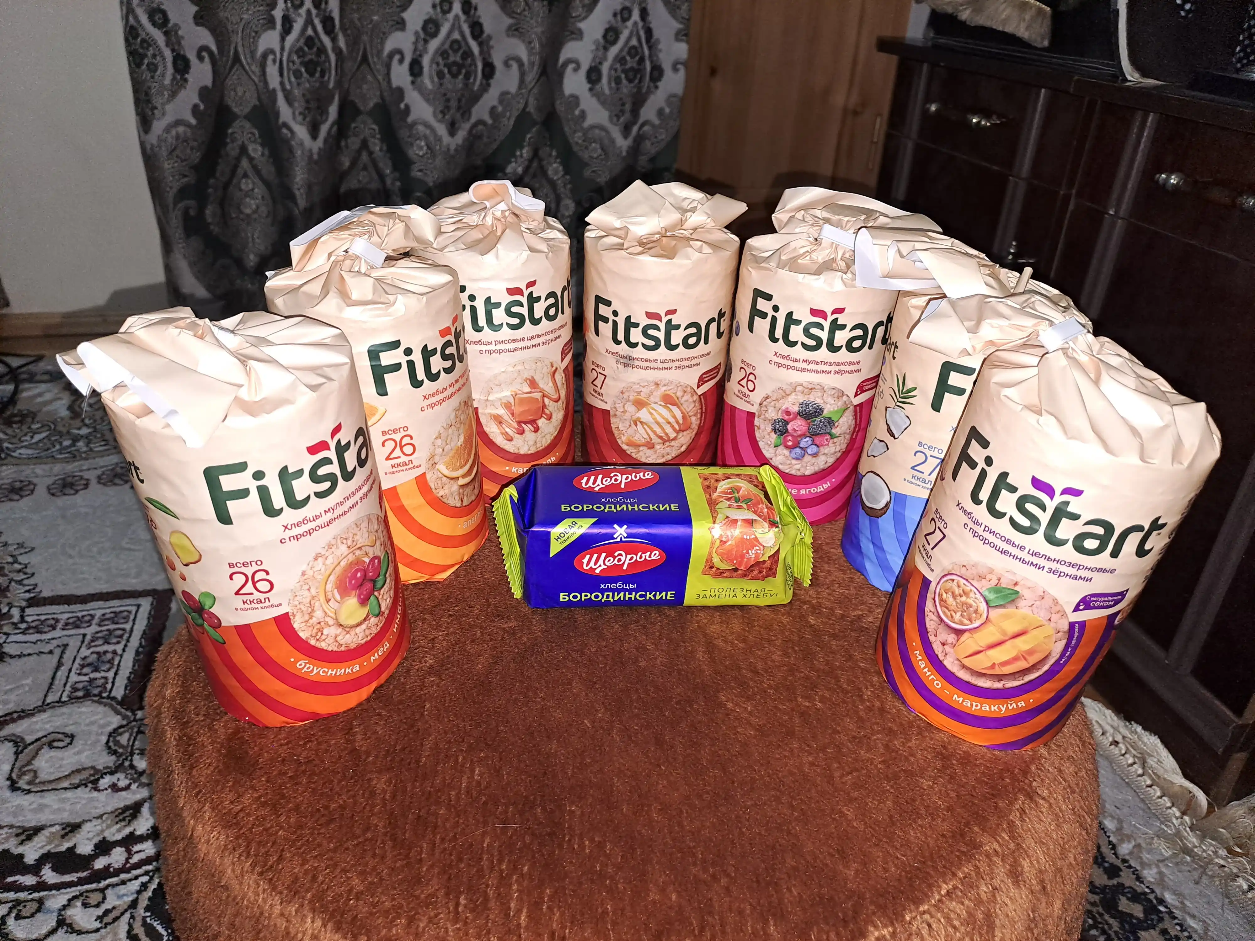 Хлебцы Fitstart, мультизлаковые, лесные ягоды, 100 г
