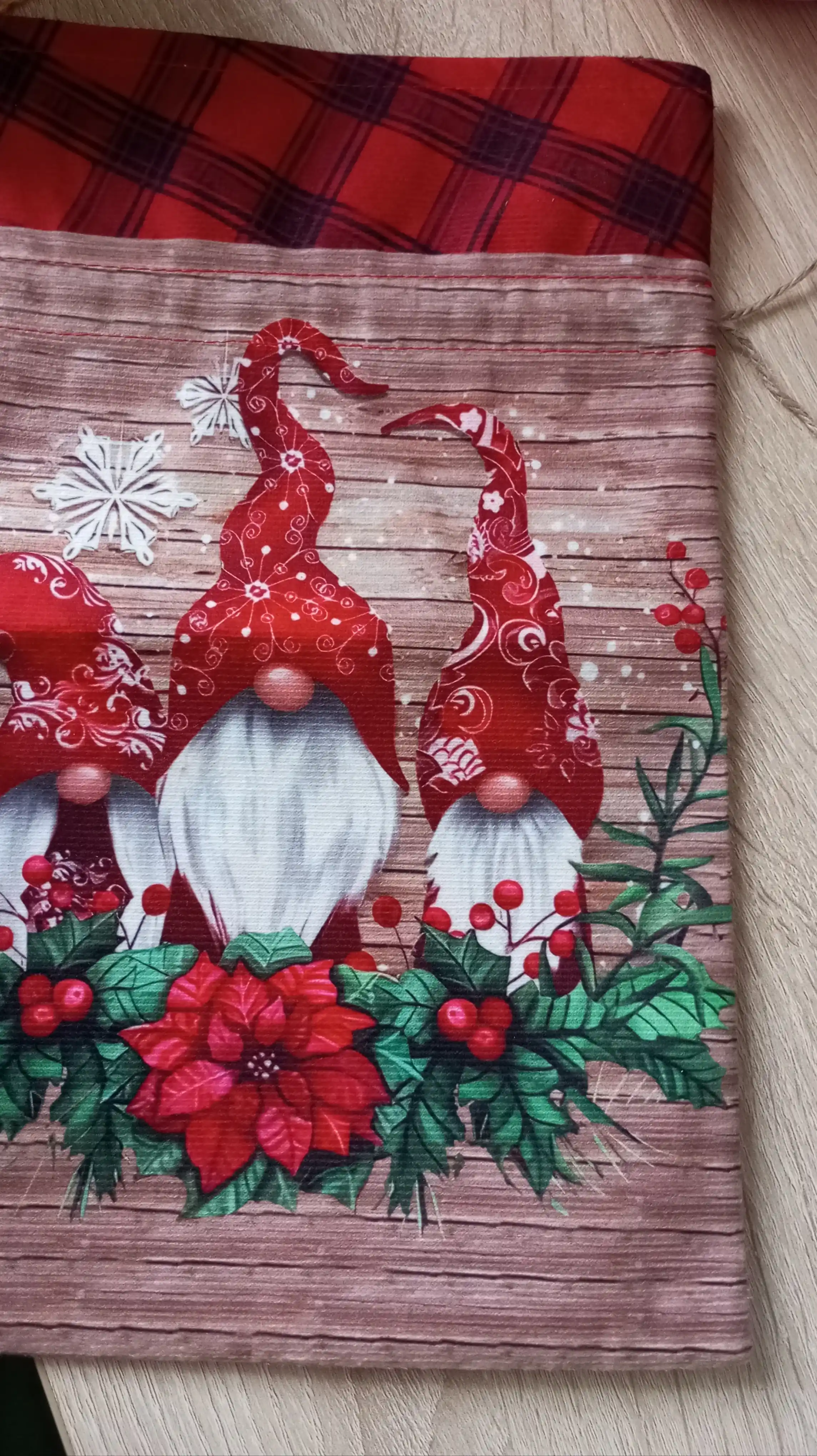 Yangi yil sovg'a sumkasi, qalin material