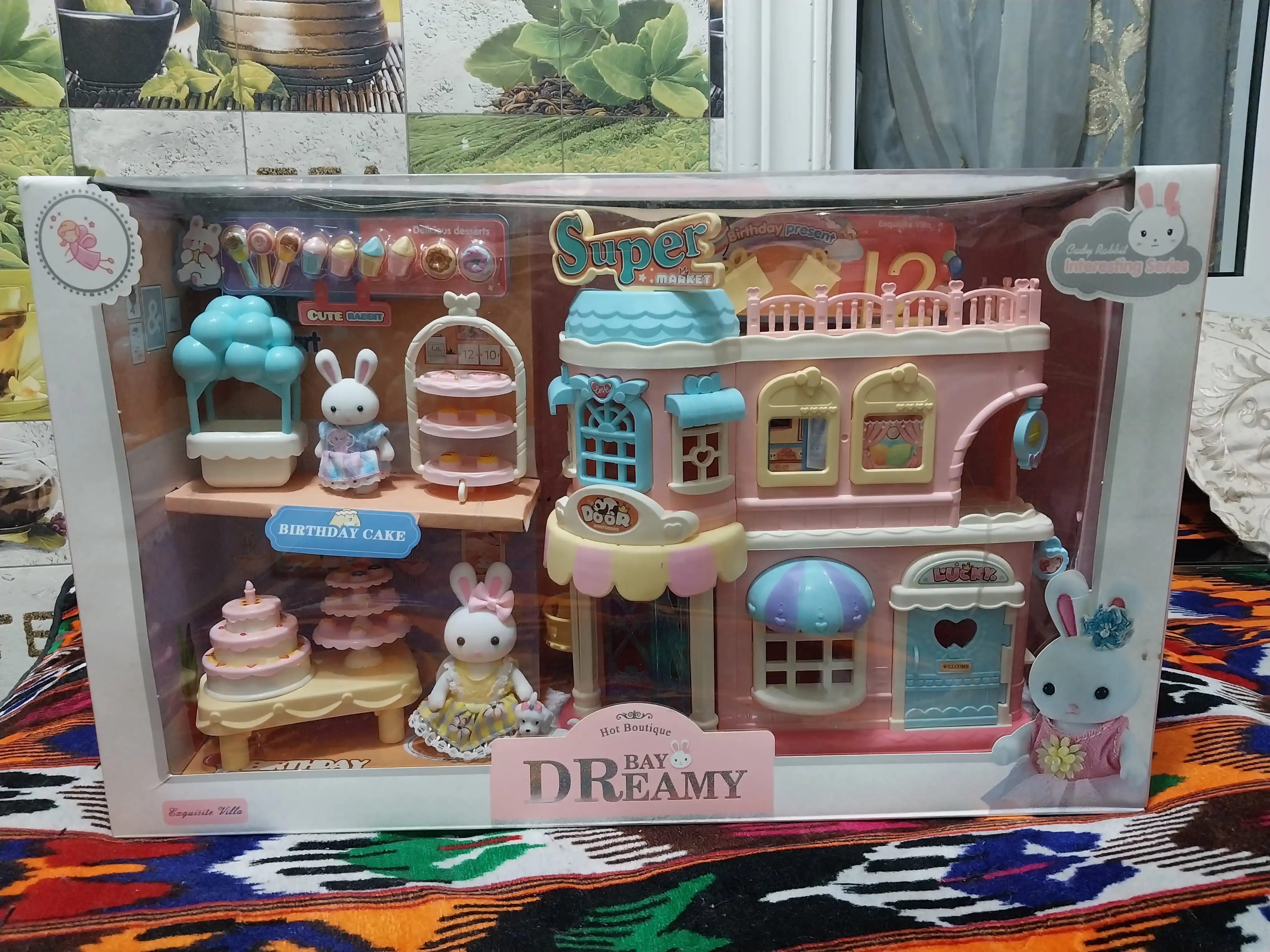 Кукольный домик для девочек, дом зайчика, кролика, Sylvanian Families
