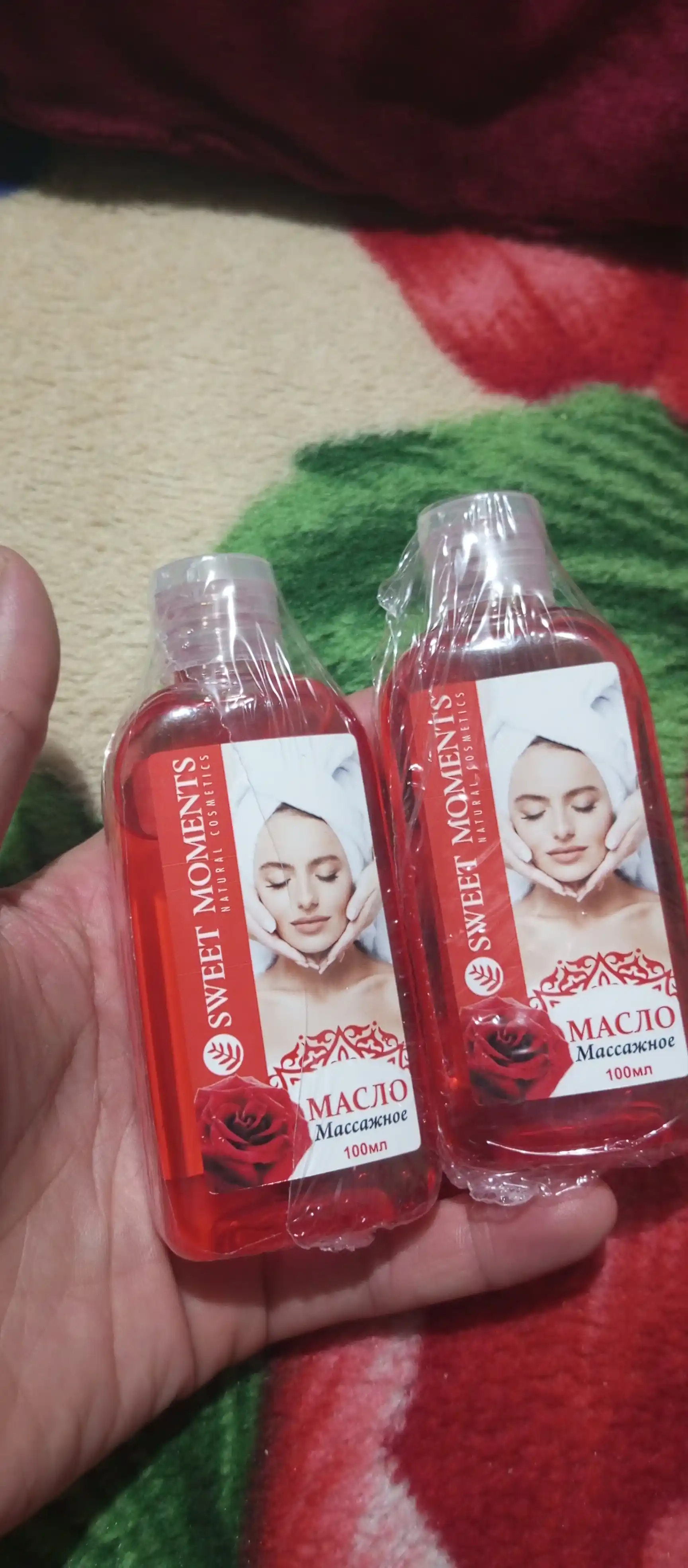 Массажное масло для тела Sweet Moments 100 мл — после шугаринга и депиляции
