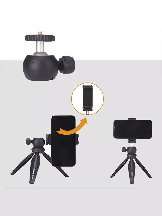 Tripod stendi, selfi tayoqchasi + LED chiroq, jonli efir uchun, 200 sm