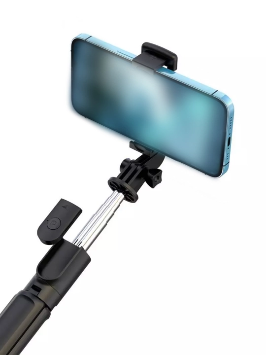 Tripod stendi, selfi tayoqchasi + LED chiroq, jonli efir uchun, 200 sm