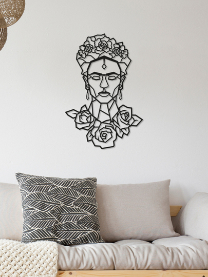 Decortie Настенное украшение "Фрида", черное - 