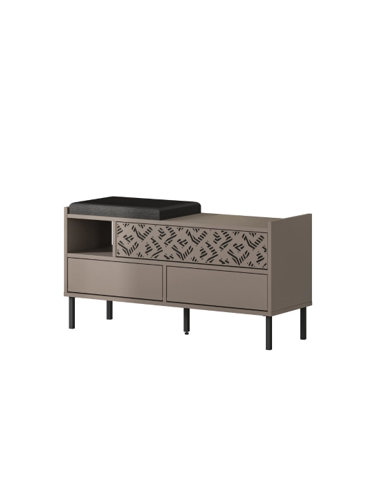 Тумба для обуви с мягким сиденьем Decortie Heaton 