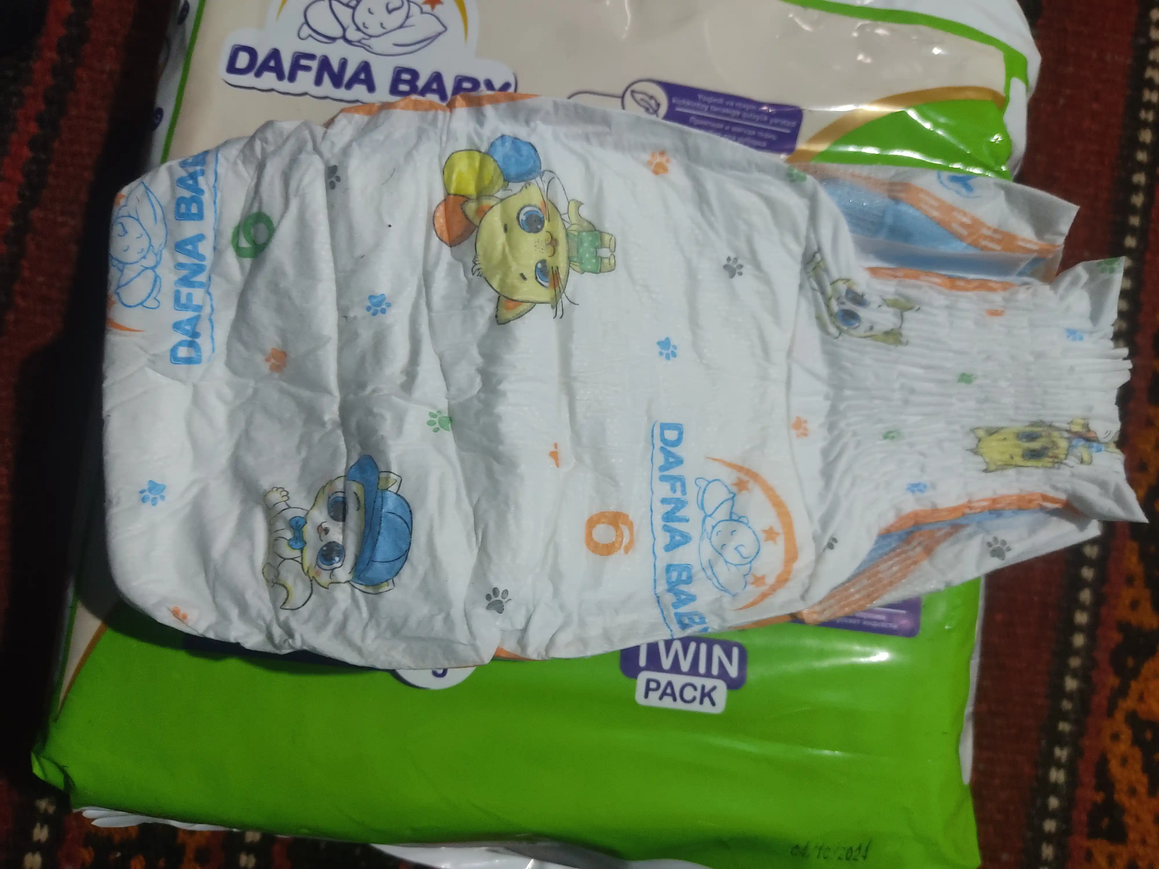 Детские подгузники, Dafna baby 1,2,3,4,5,6