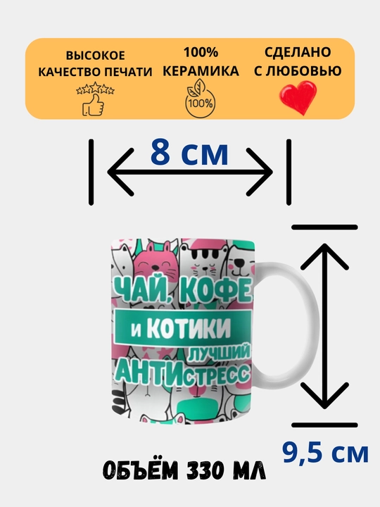Кружка с принтом Мемы, белая, керамическая, бокал, cтакан, подарок детям, маме