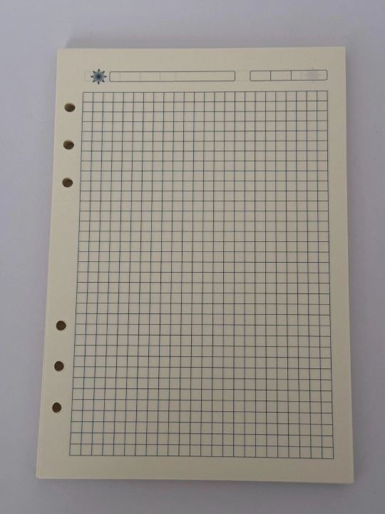 Varaqlar A5 formatida, kundalik, bloknot, yondaftar uchun, 80 varaq