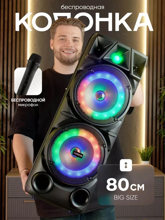Kalonka karaoke, Bluetooth simsiz portativ dinamik, mikrofonli musiqa kalonkasi