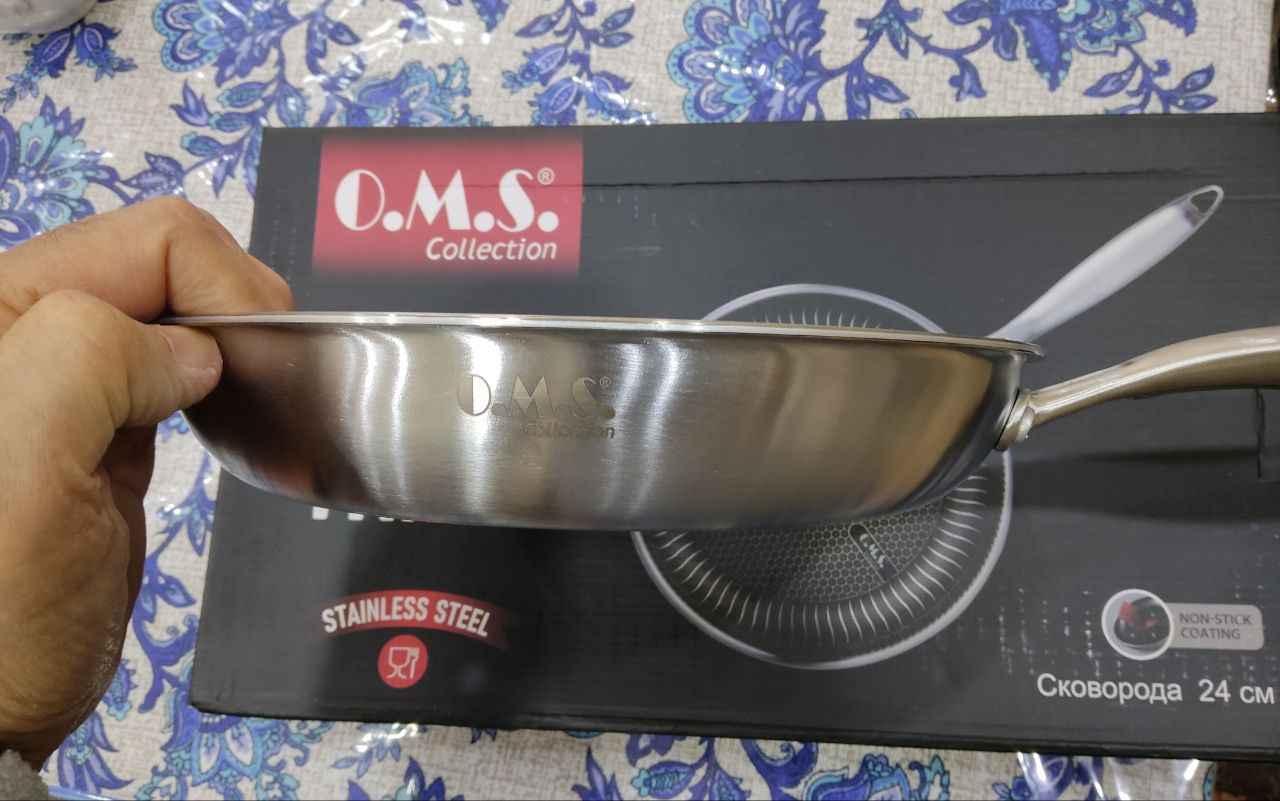Zanglamaydigan po‘lat tova O.M.S Collection 2012 20/24/26/28/30 sm