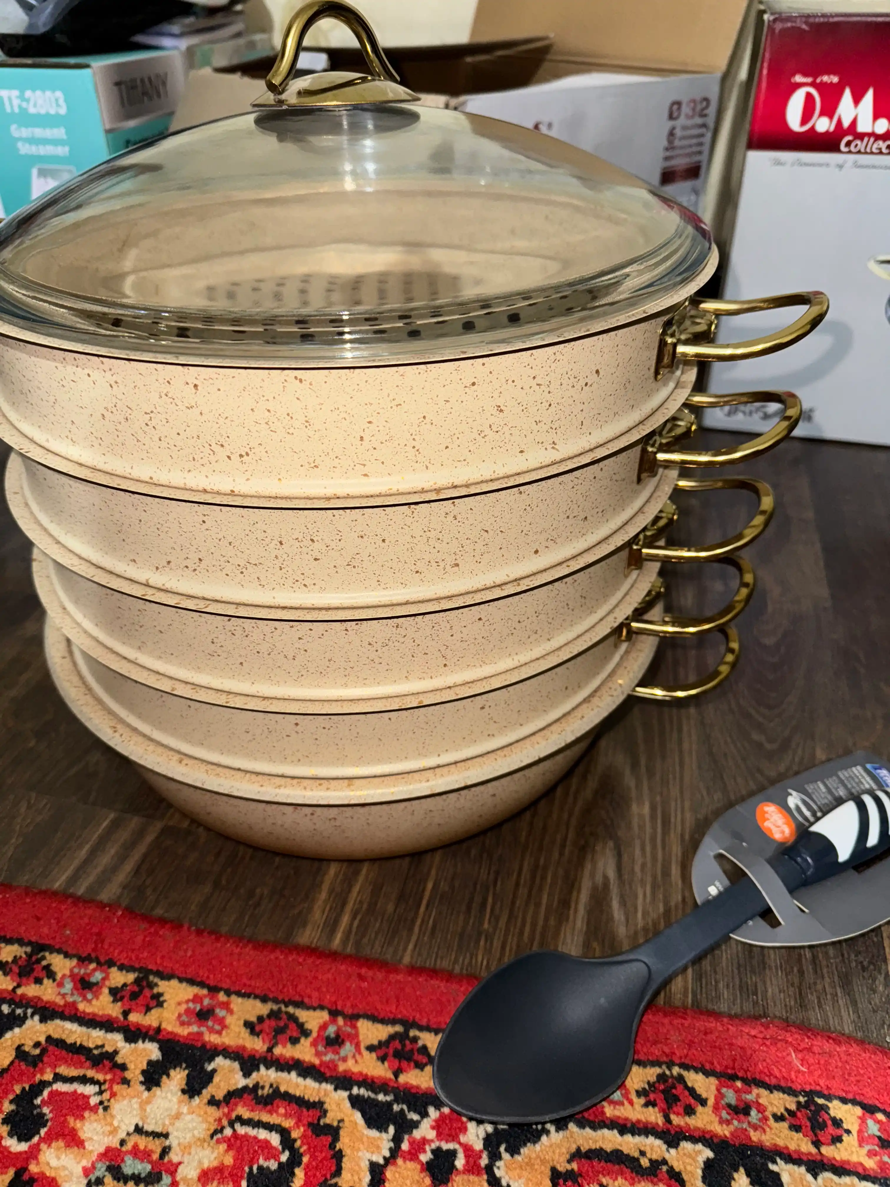 Manti qasqon – granit qoplamali zanglamas mantiqozon, O.M.S 6091C