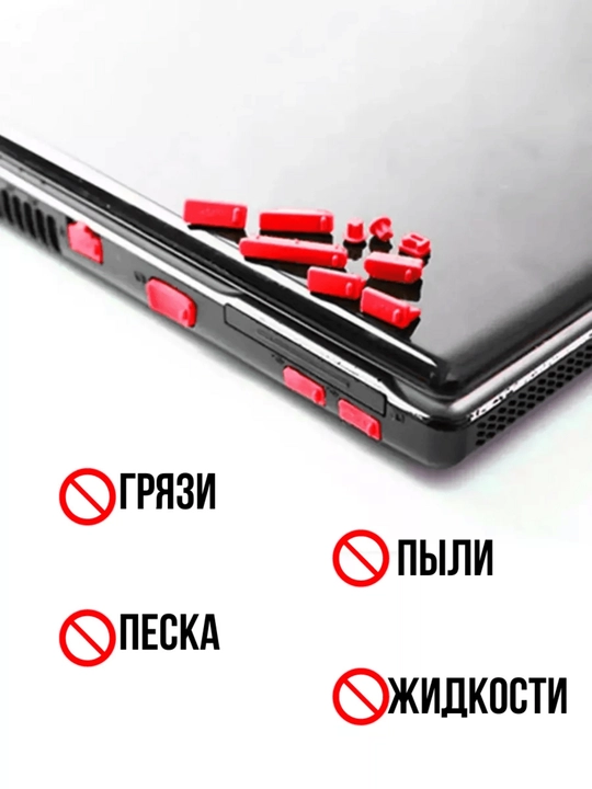 Noutbukning chang o'tkazmaydigan vilkalari to'plami - 