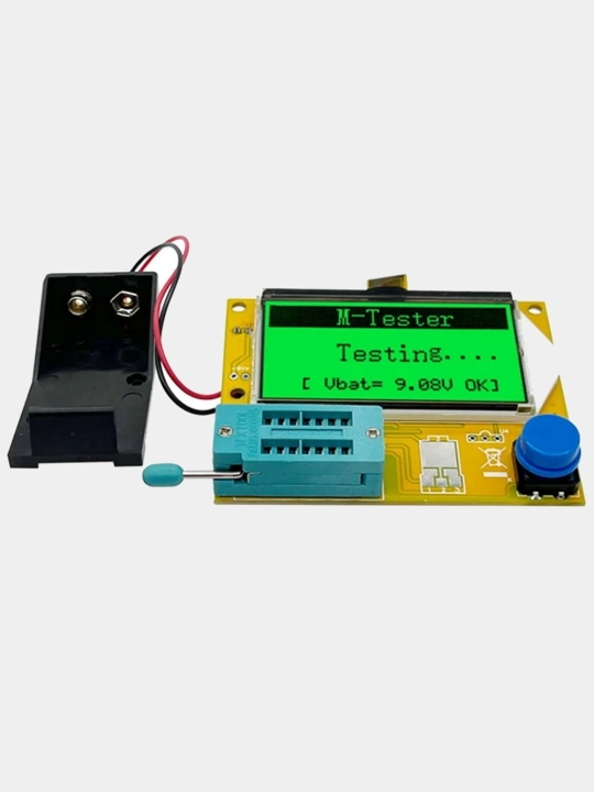 LCR-T4 Mega328 diod va triod tranzistorlarining sigimini tekshirish uchun pribor