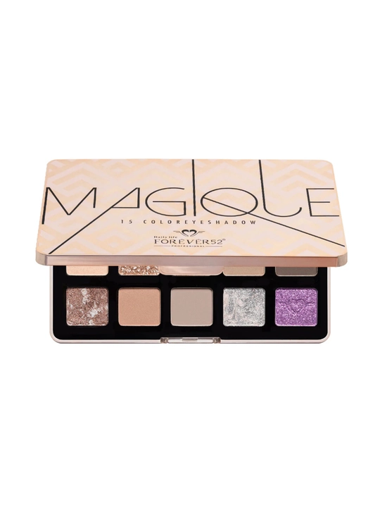 Forever Magque 15 color eyeshadow, 15 ta rangdan iborat tenlar palitrasi , 15 gr