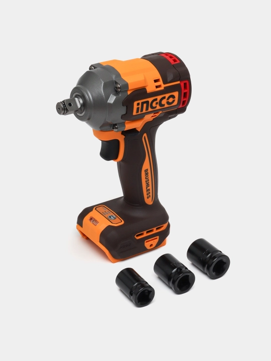 Simsiz cho'tkasiz gayka buragich INGCO CIWLI20401 INDUSTRIAL 20V 1/2" 400 Nm