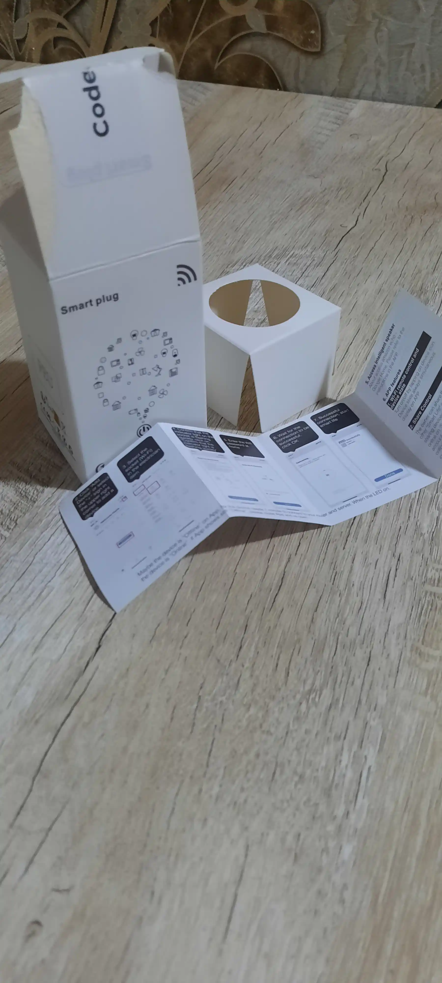 Aqlli rozetka Smart Plug WiFi SMART SOCKET, ovozli boshqaruv va taymer bilan