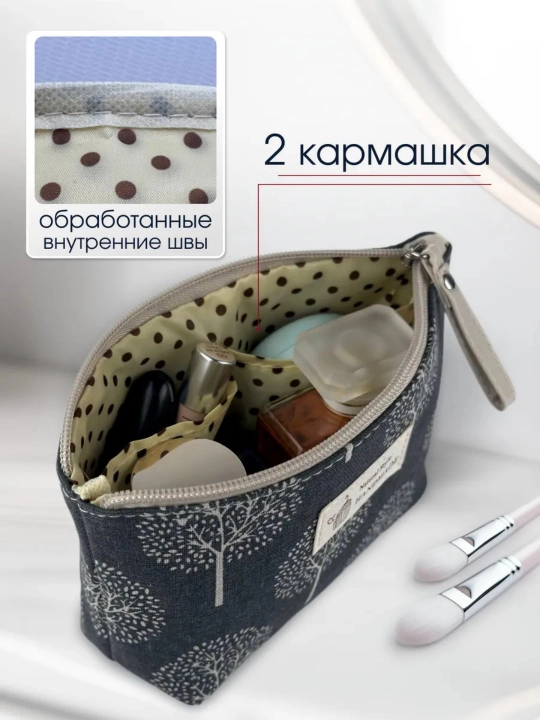 Ayollar uchun kichik kosmetik sumkalar ayollar uchun, yol sumkasi