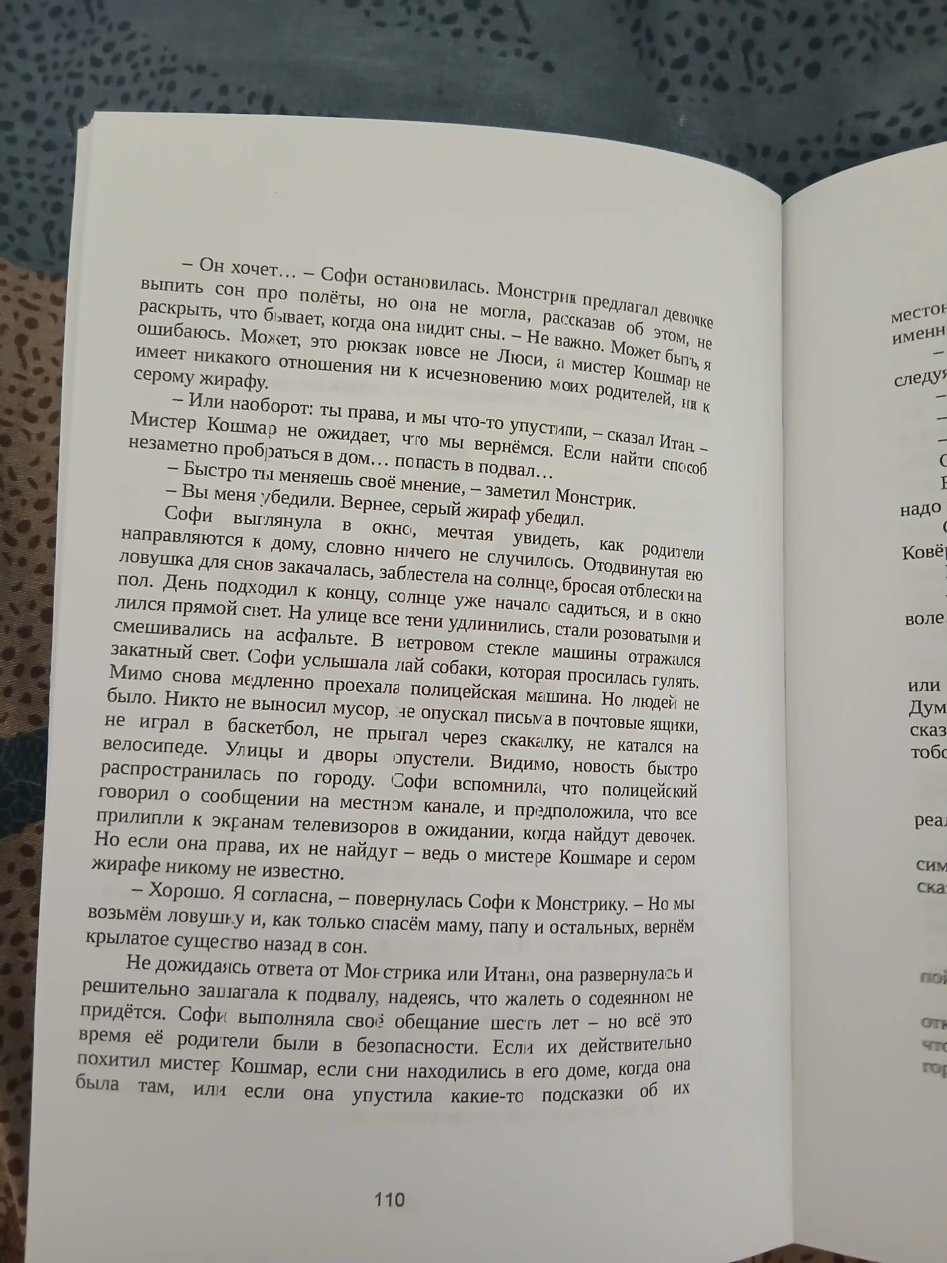 Devochka, kotoraia ne videla snov, Sarah Bet Dyorst