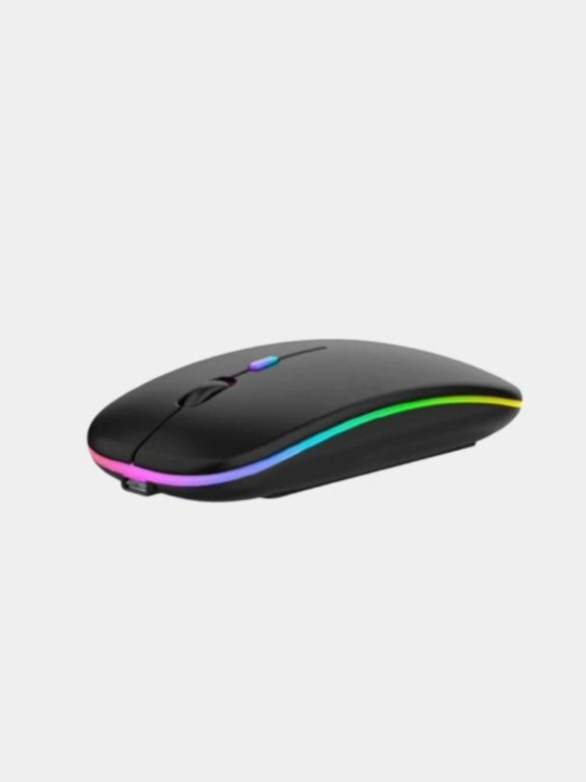 Simsiz kompyuter sichqonchasi Lenovo W10 RGB, Bluetooth ulanish, Type-C quvvatlanish