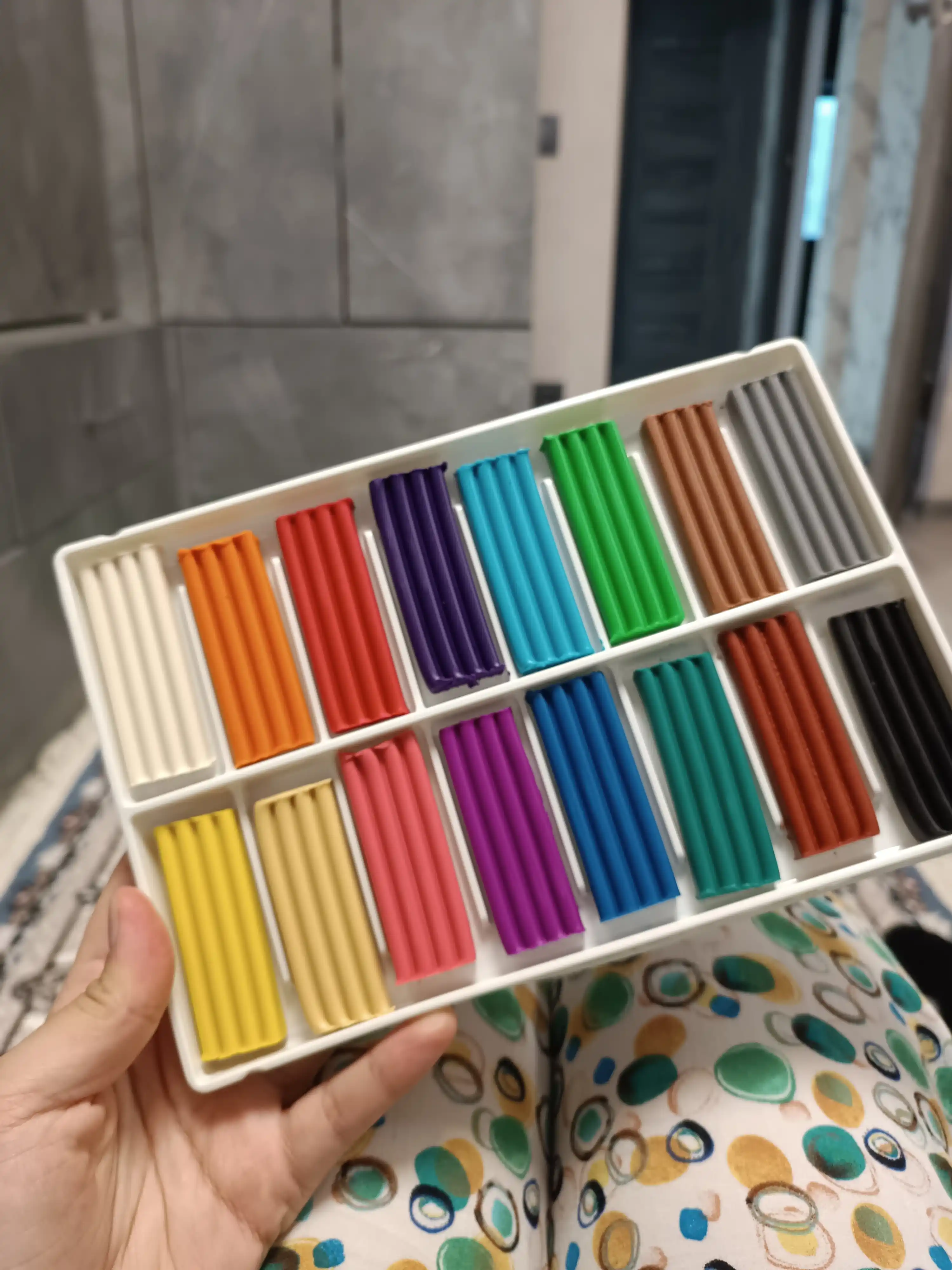 Plastilin "ZOO", 16 ranglar