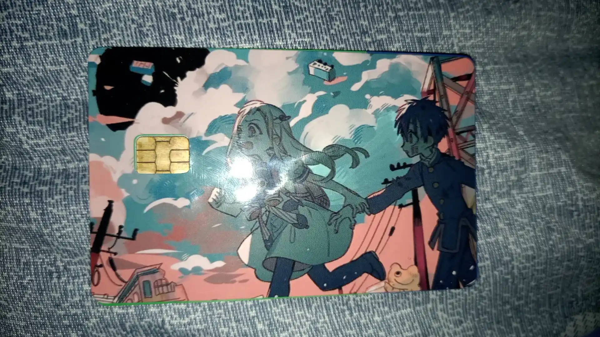 Bank kartasi va chipta stikerlari, Anime