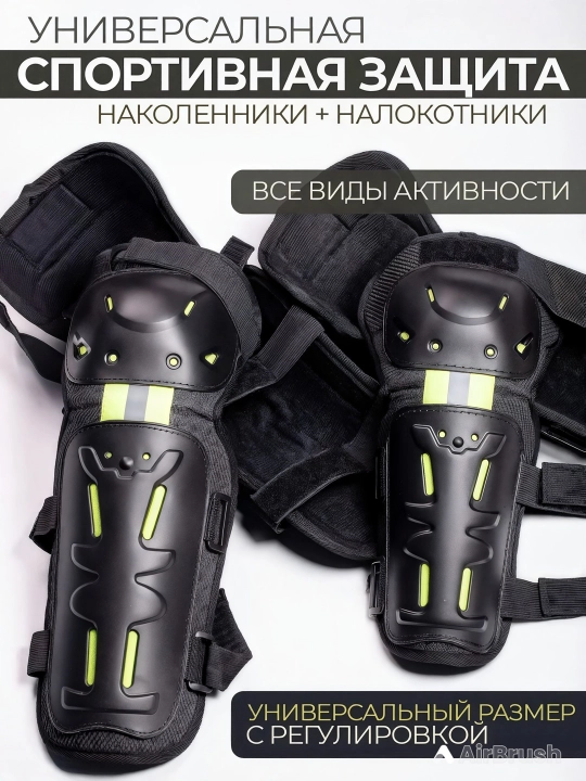 Комплект защиты для мотоцикла скутера экстремального спорта, мото наколенники