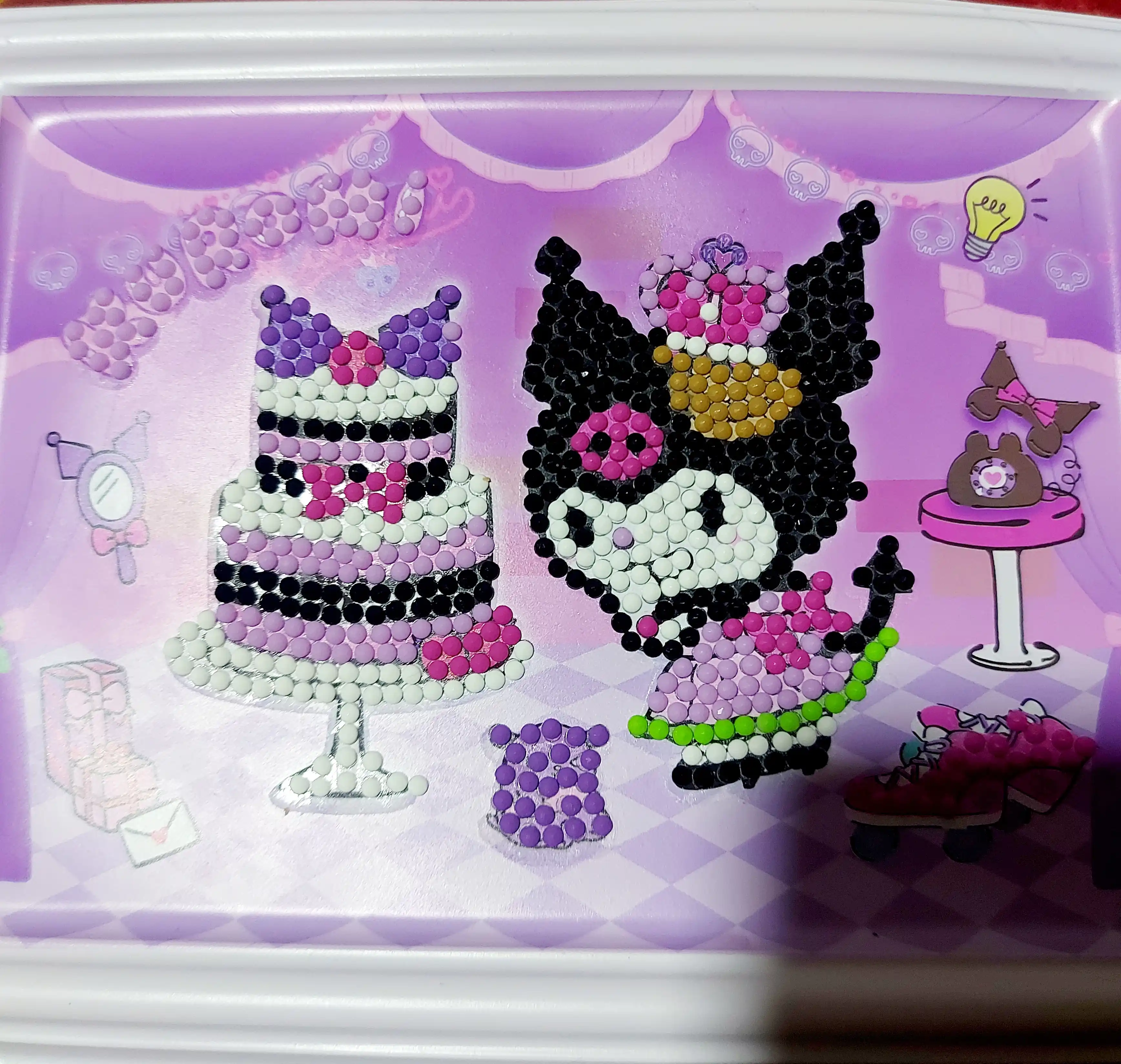 Olmosli mozaika Kuromi, Hello Kitty, Sanrio, My melody, Pochacco, Cinnamoroll, Anime