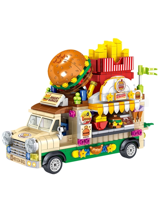 LEGO Детский конструктор автомобилей «Бургер, Мороженое, Подсолнух»