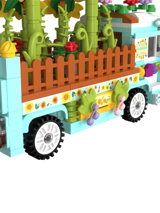 LEGO Детский конструктор автомобилей «Бургер, Мороженое, Подсолнух»