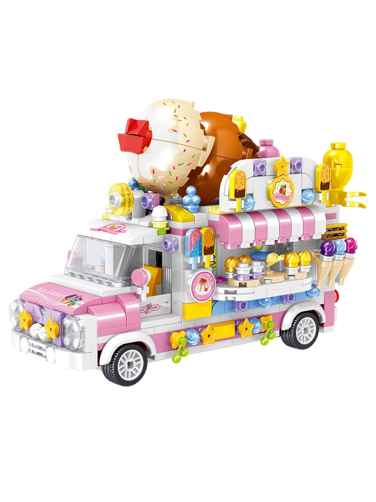 LEGO Детский конструктор автомобилей «Бургер, Мороженое, Подсолнух»