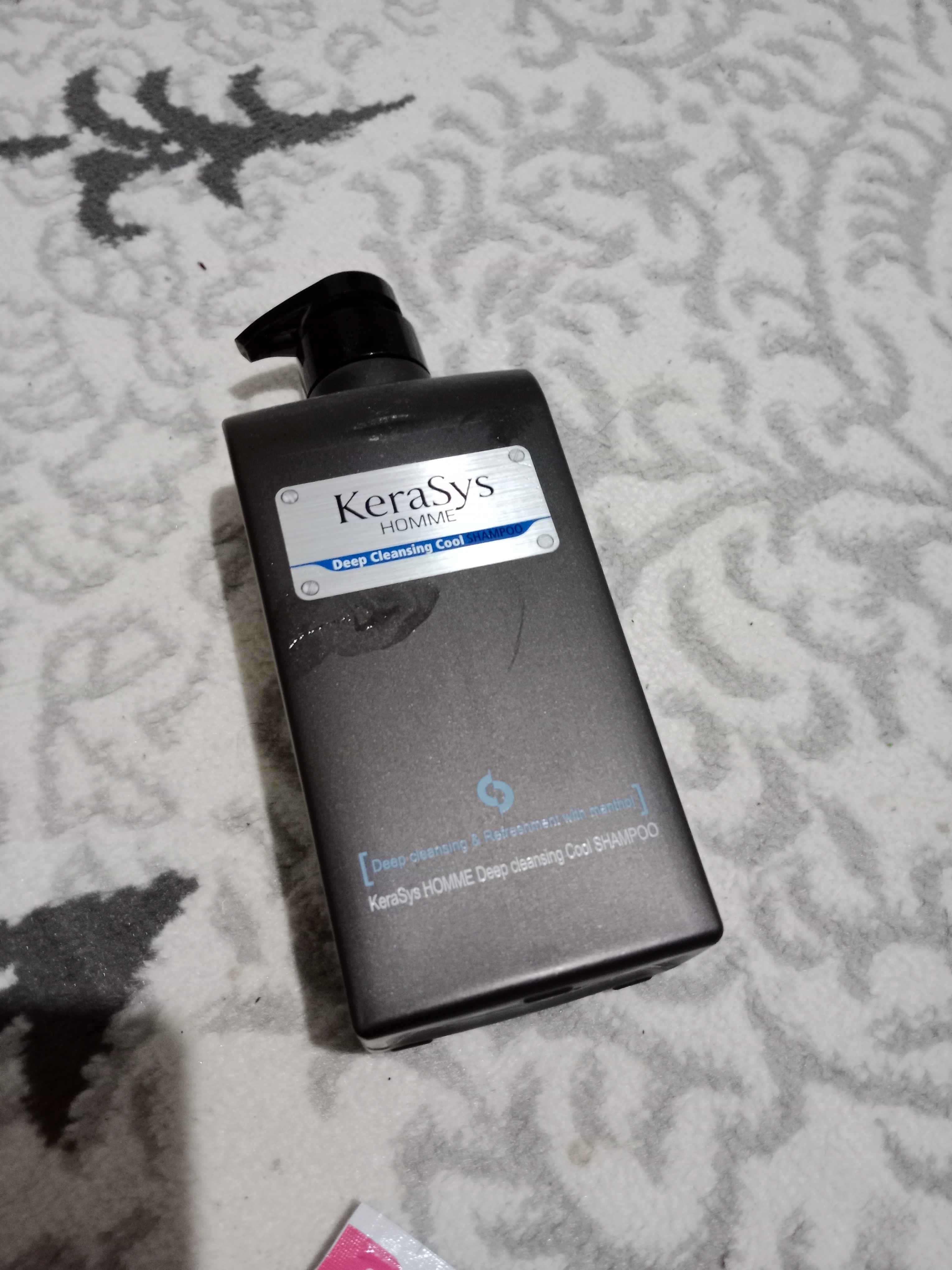 Шампунь для мужчин, глубокое очищение с ментолом, Kerasys Homme, 550 мл