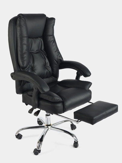 Офисное кресло от Glance chair 199, с откидной спиной, на 150 градусов — ALLITEM-QORAVOY-ЧЕРН