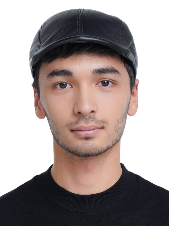Erkaklar charm kepkasi kuz, qish, bahor uchun Turkiya