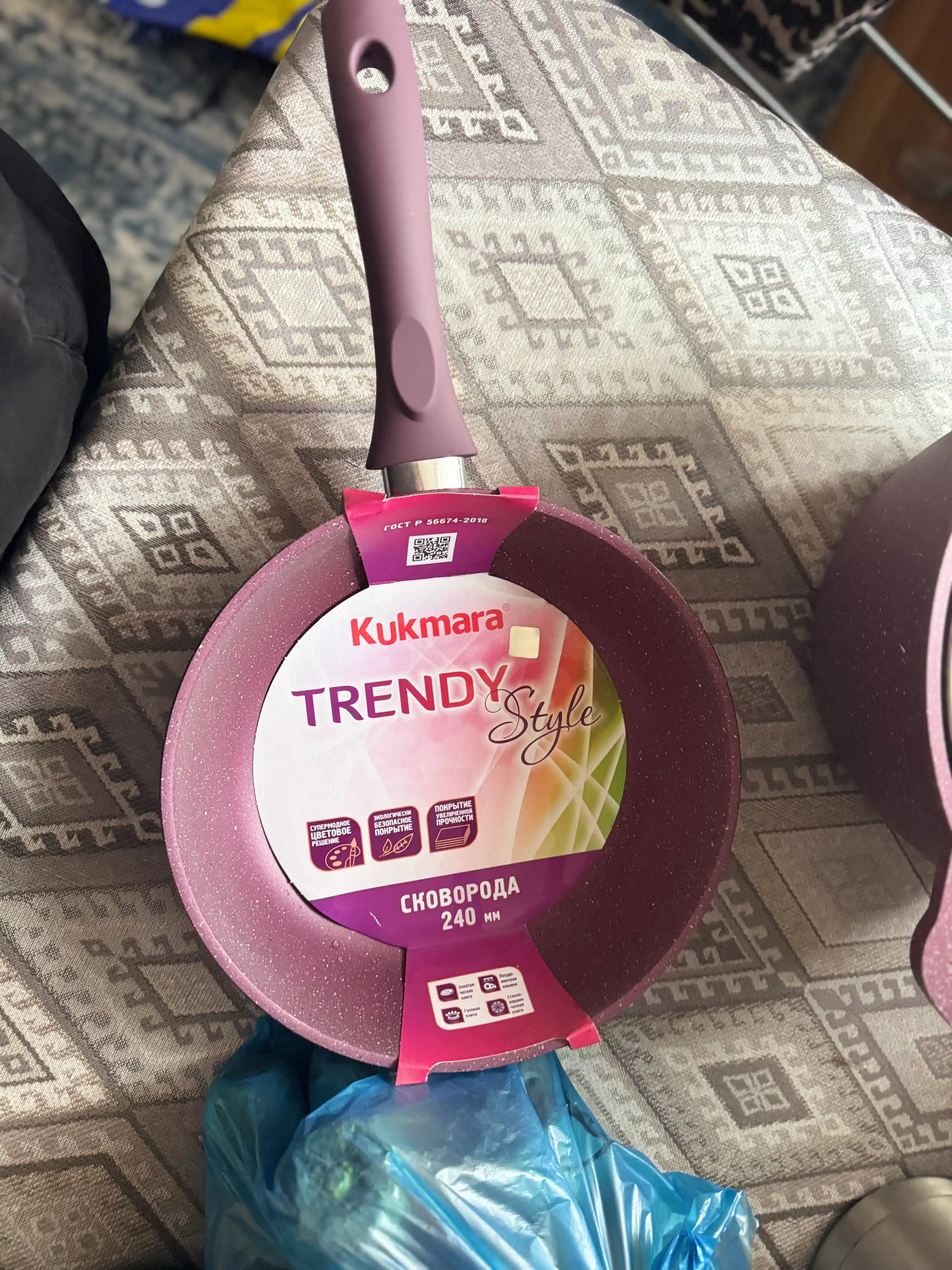 Tova Kukmara Trendy Style yopishmaydigan qoplama bilan