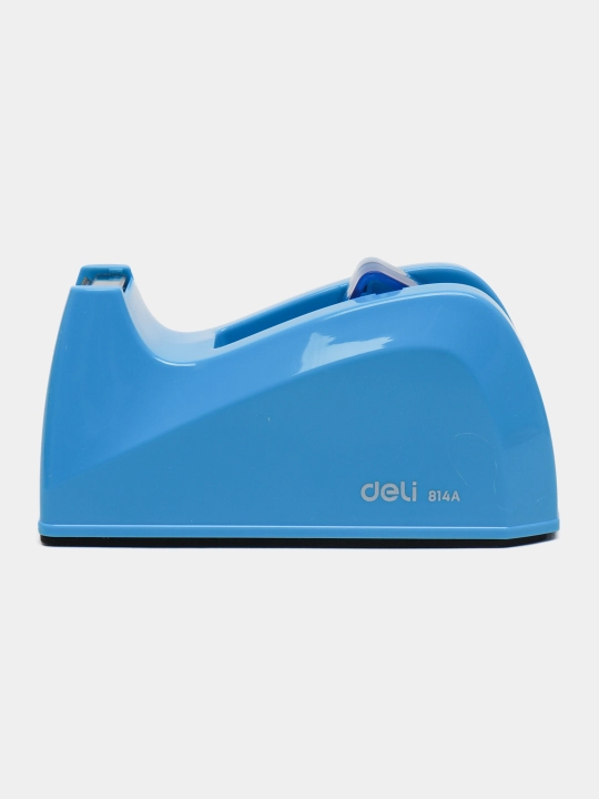 Deli E814A skotch uchun podstavka, 60 mm, ko‘k, kuchli stol usti dispenser