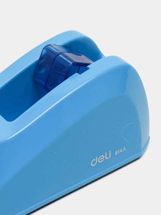 Deli E814A skotch uchun podstavka, 60 mm, ko‘k, kuchli stol usti dispenser