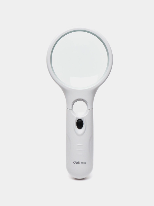 Лупа Deli E9099 с LED подсветкой, увеличительное стекло ручное q0000003117