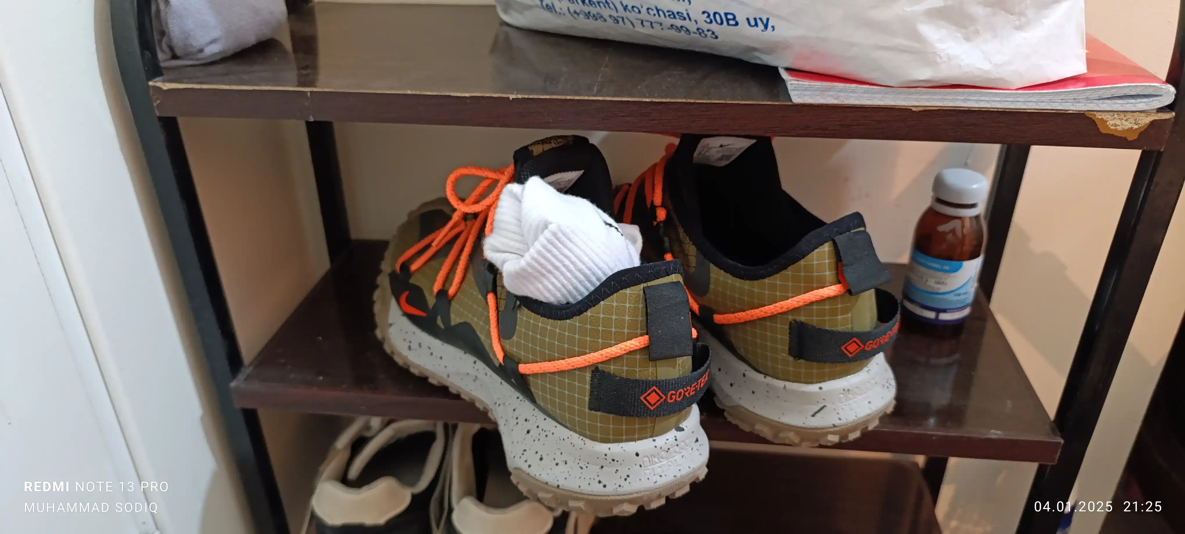 Erkaklar va ayollar uchun sport krossovkalari AGC Mountain Fly Low GORE-TEX, 40-45 o'lcham