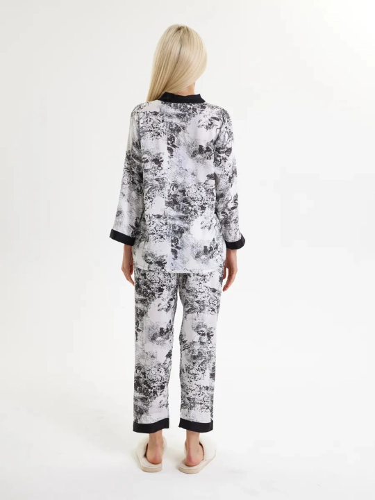 Ayollar pijama to'plami, 4 tasi 1 da, pijama, paxta, XB, pijama, 100% paxta