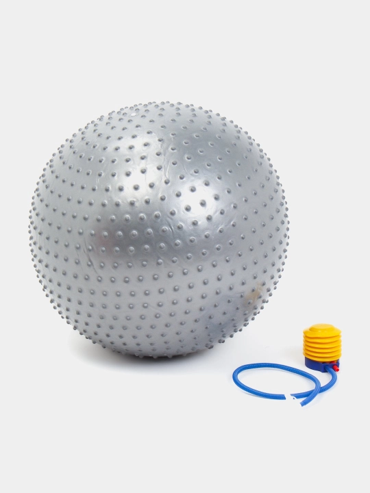Shipli massaj fitboli, fitnes va yoga uchun to'p, 75, 85, 95, 100 sm, nasos bilan