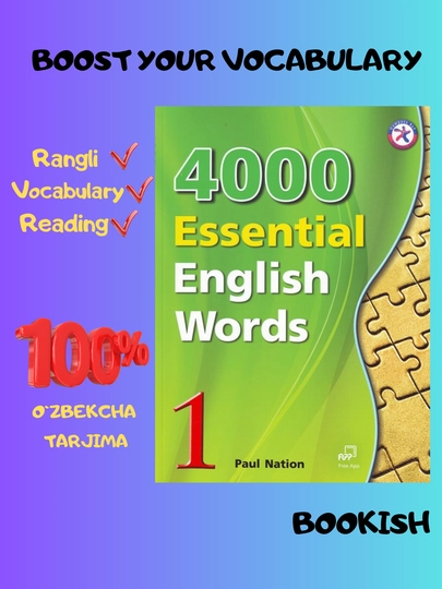 4000 essential english words 1, 2, 3, 4, 5, 6, Uzbek translations