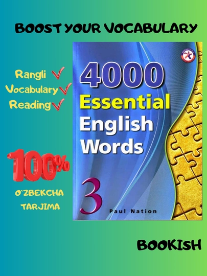 4000 essential english words 1, 2, 3, 4, 5, 6, Uzbek translations - 