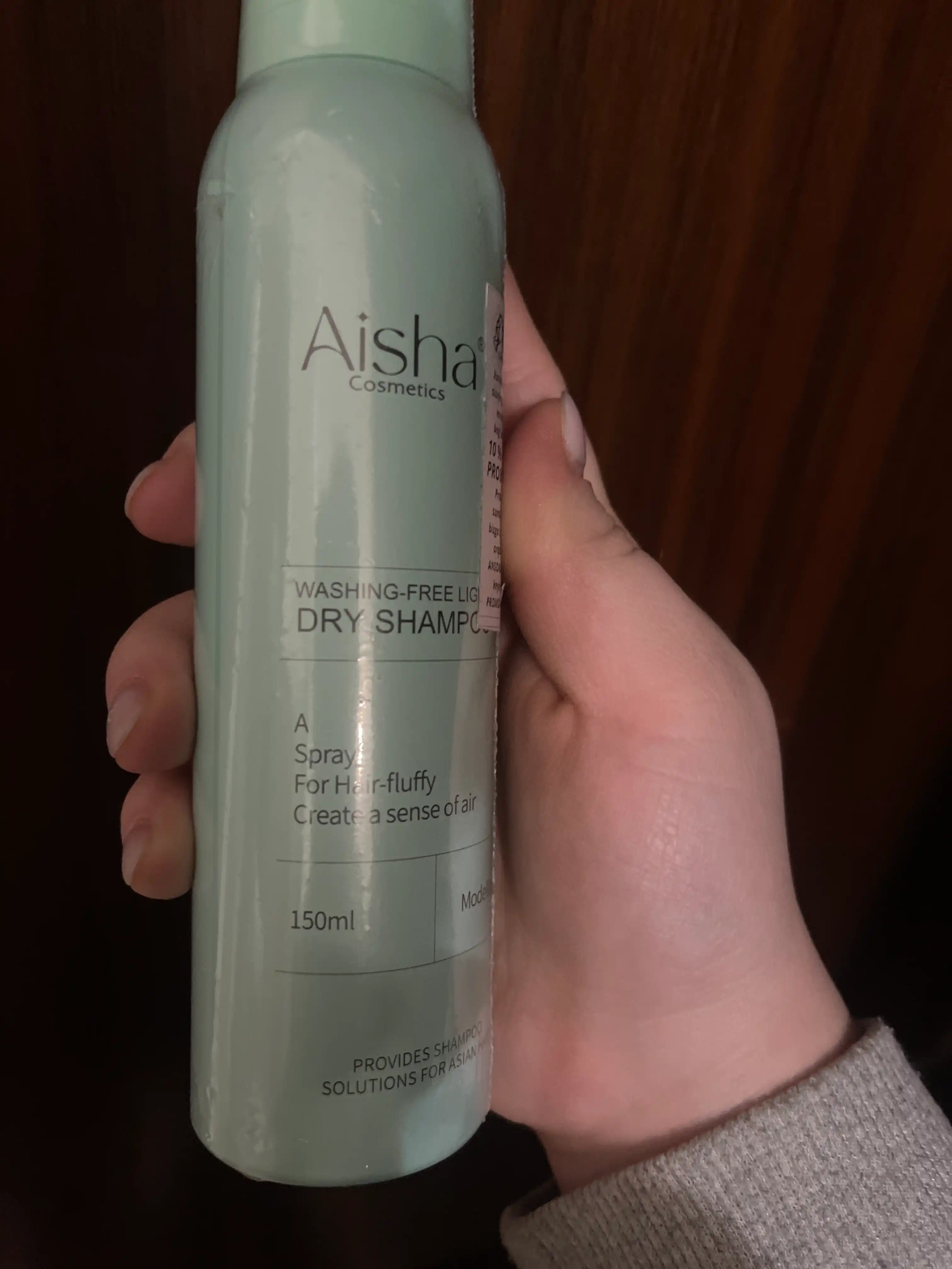 Сухой шампунь для волос Aisha, 150 мл