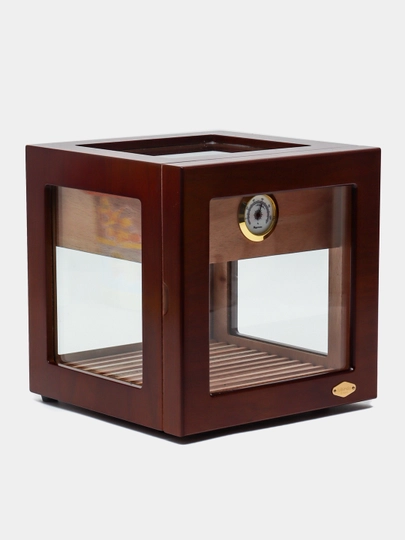 Humidor LUBINSKI Glass Brown
