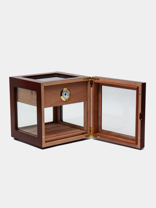 Humidor LUBINSKI Glass Brown