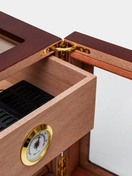 Humidor LUBINSKI Glass Brown